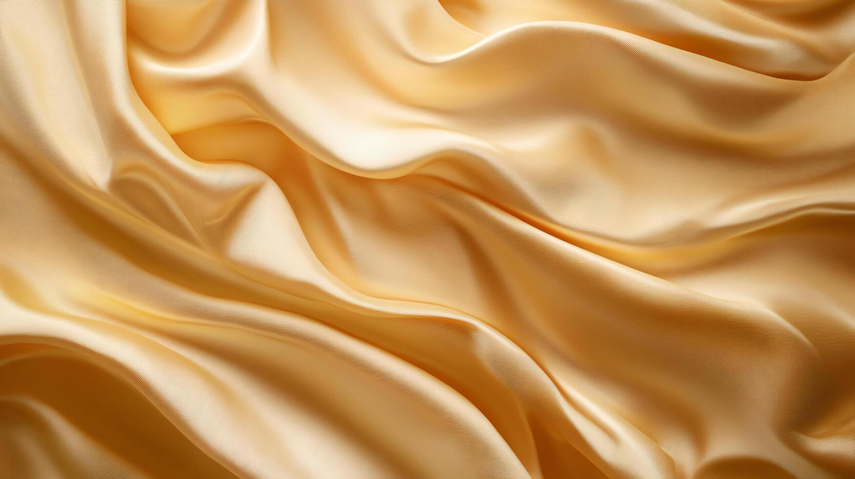Gold fabric with a wave pattern. The fabric is very soft and smooth. The color of the fabric is warm and inviting photo