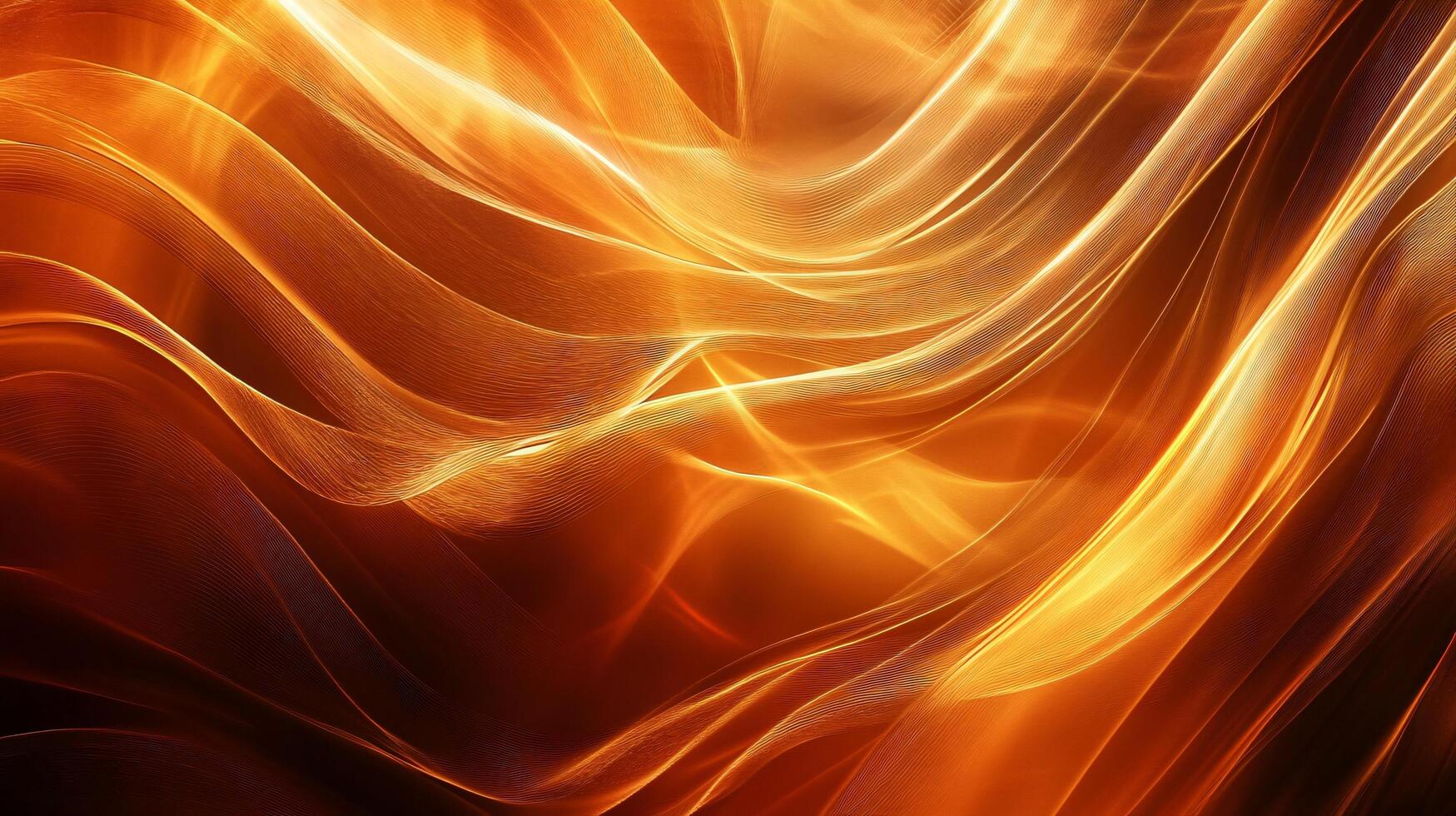 Bright orange wave with a lot of texture and detail. The image is abstract and has a lot of energy photo