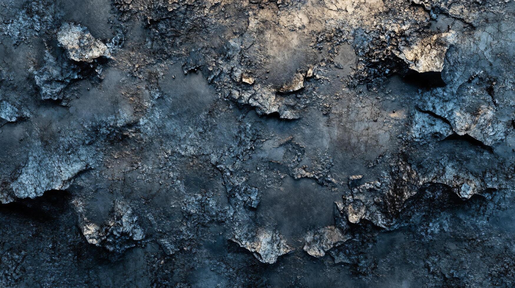 Blue and gray background with a lot of rocks and pebbles. The rocks are scattered all over the background and the sky is blue photo
