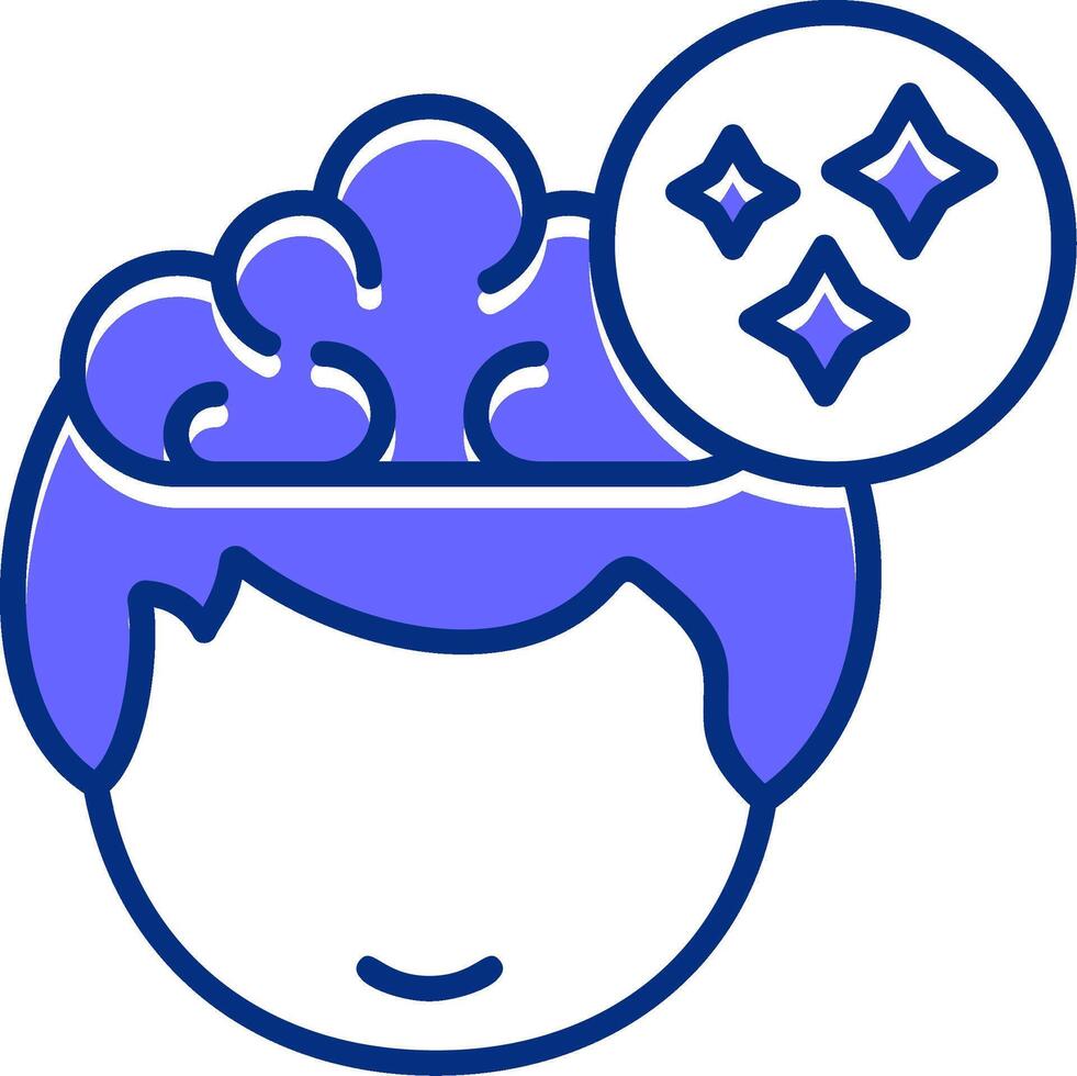 Imagination Filled Filled Slip Style Icon vector