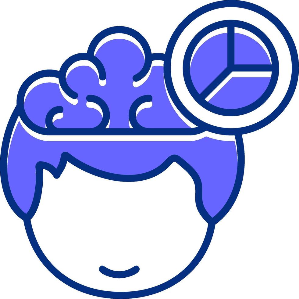 Analytics Filled Filled Slip Style Icon vector