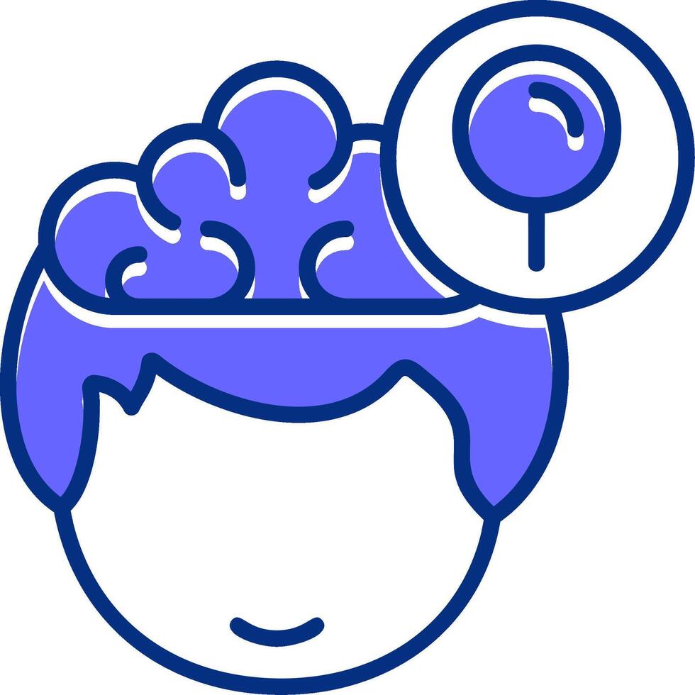 Search Filled Filled Slip Style Icon vector