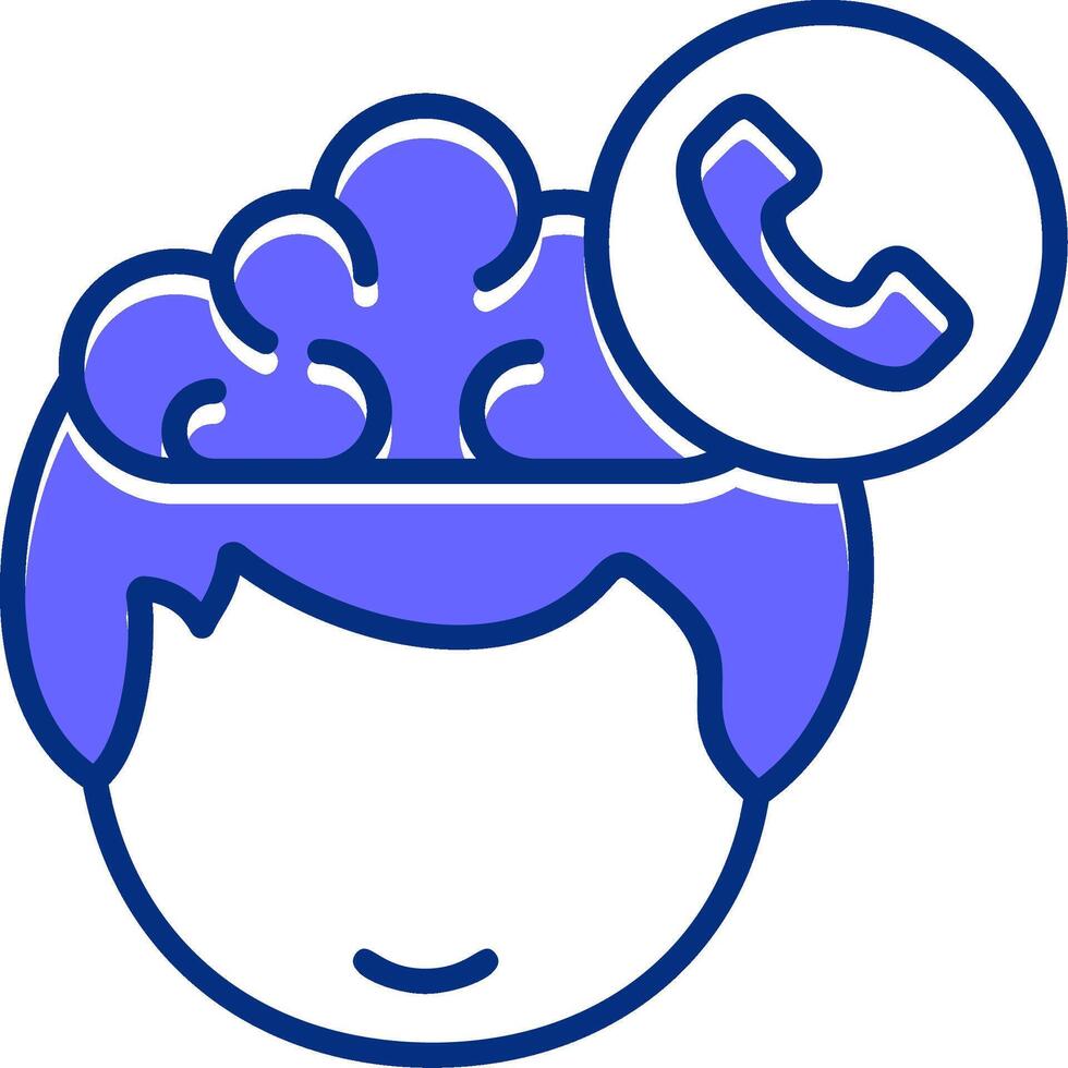 Phone Filled Filled Slip Style Icon vector