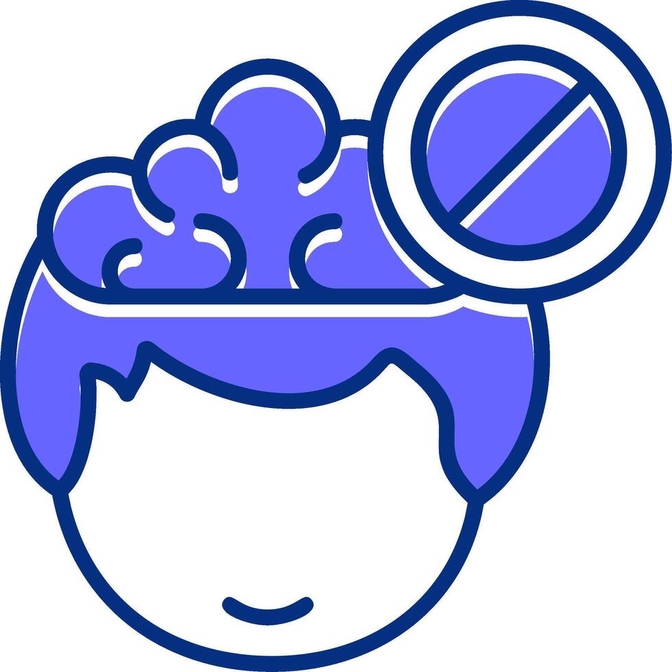 Ban Filled Filled Slip Style Icon vector
