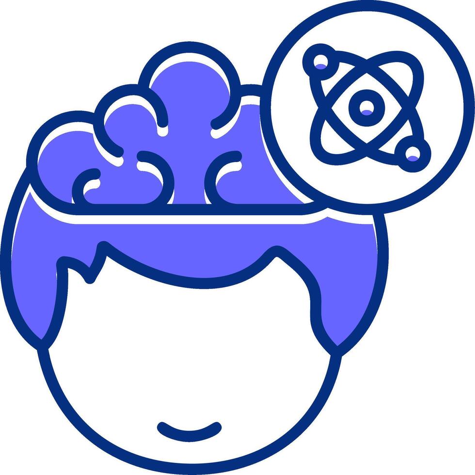 Atomic Filled Filled Slip Style Icon vector