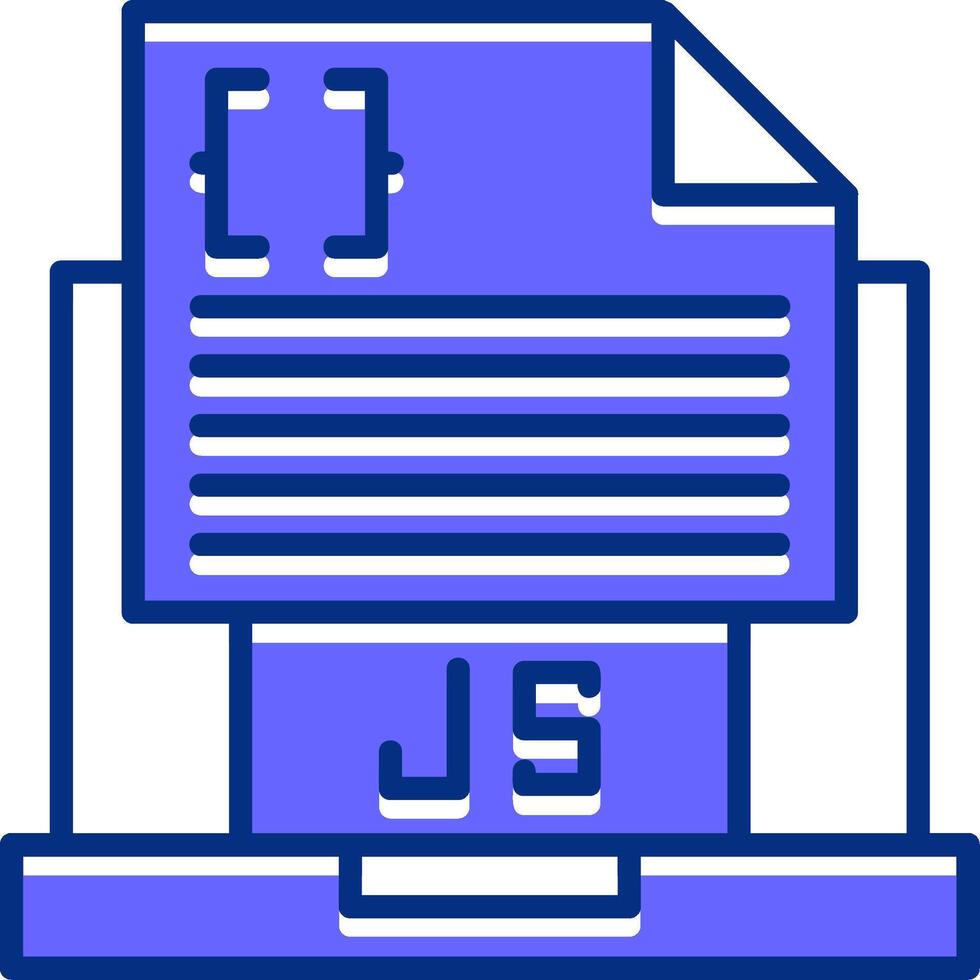 Javascript File Filled Slip Style Icon 53858400 Vector Art at Vecteezy
