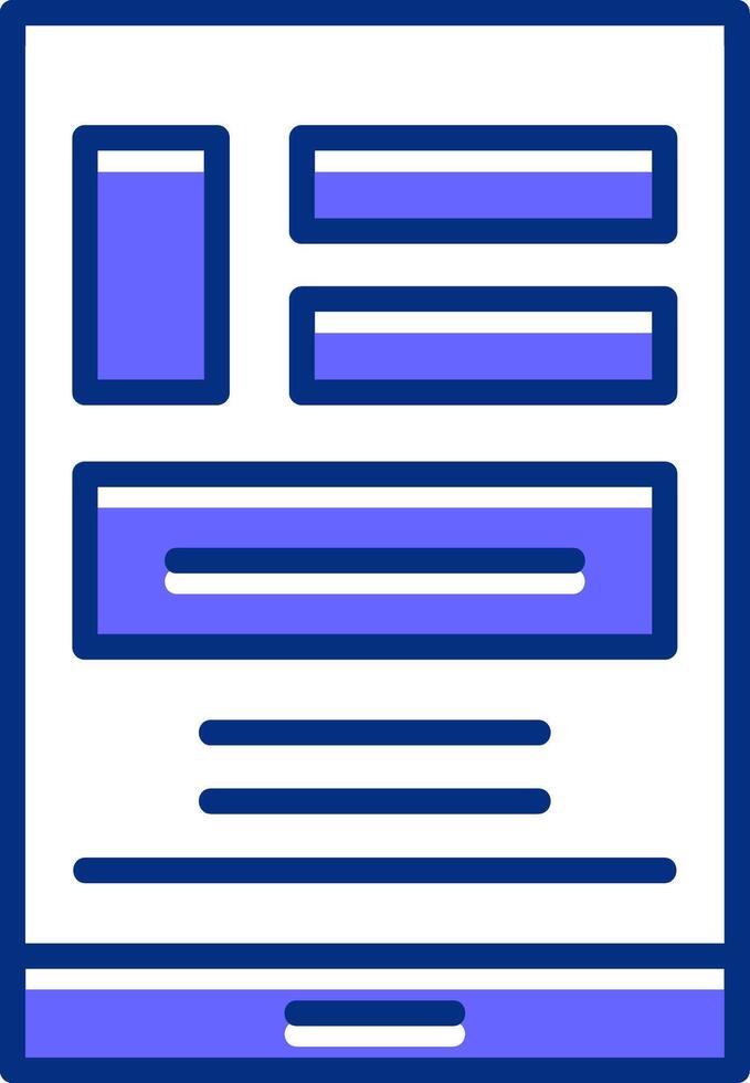 Mobile Phones Filled Slip Style Icon vector