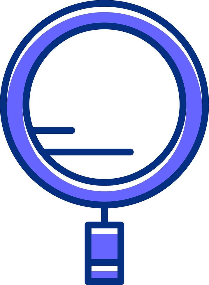 Search Filled Slip Style Icon vector