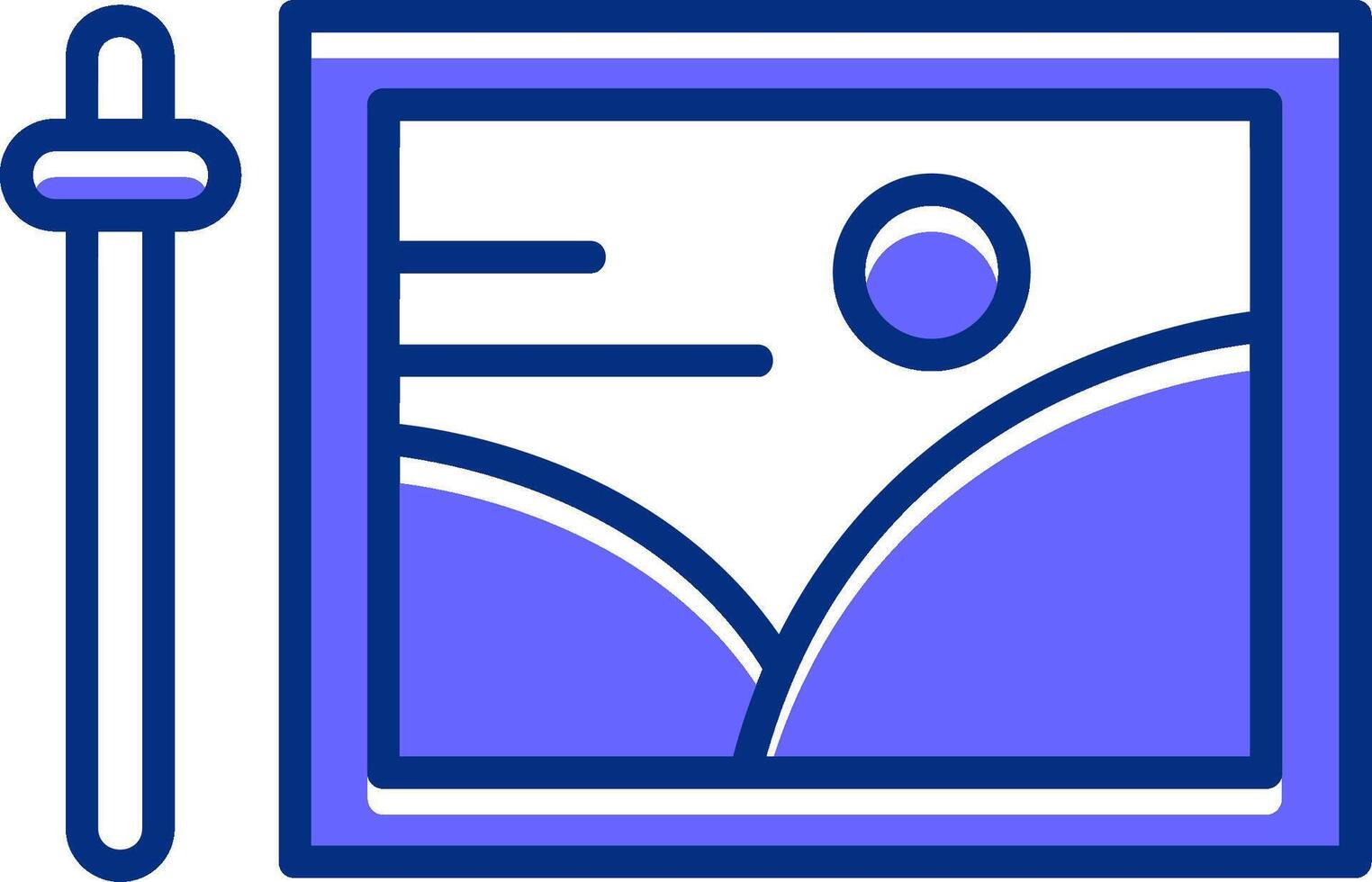 Edit Filled Slip Style Icon vector