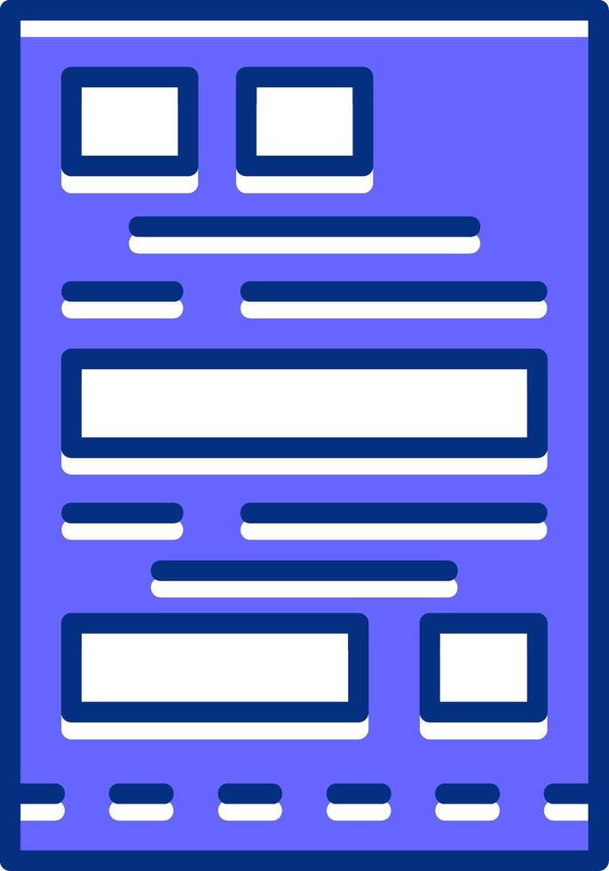 Receipt Filled Slip Style Icon vector
