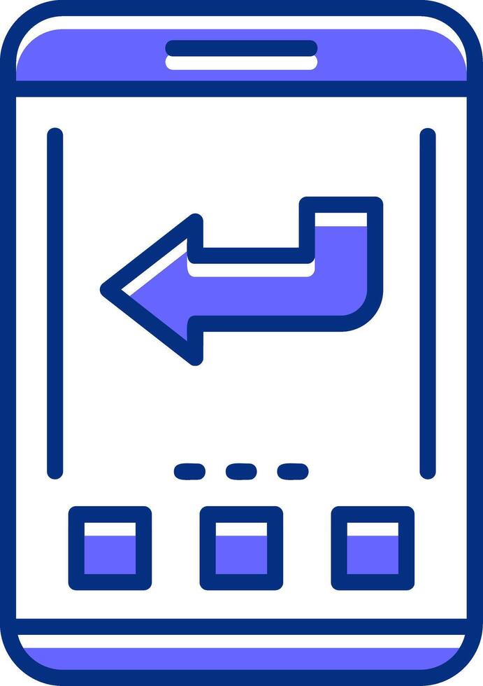 Back Filled Slip Style Icon vector