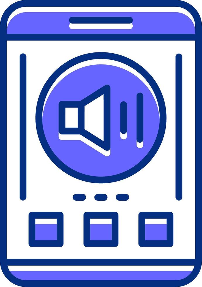 Volume Filled Slip Style Icon vector