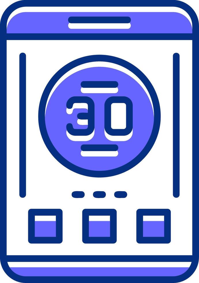 Battery Filled Slip Style Icon vector
