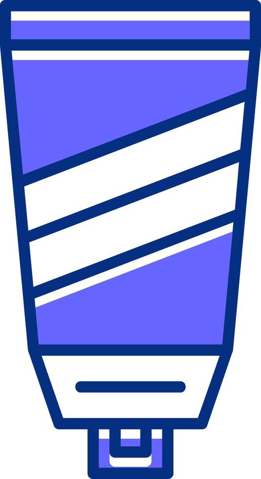 Sunscreen Filled Slip Style Icon vector