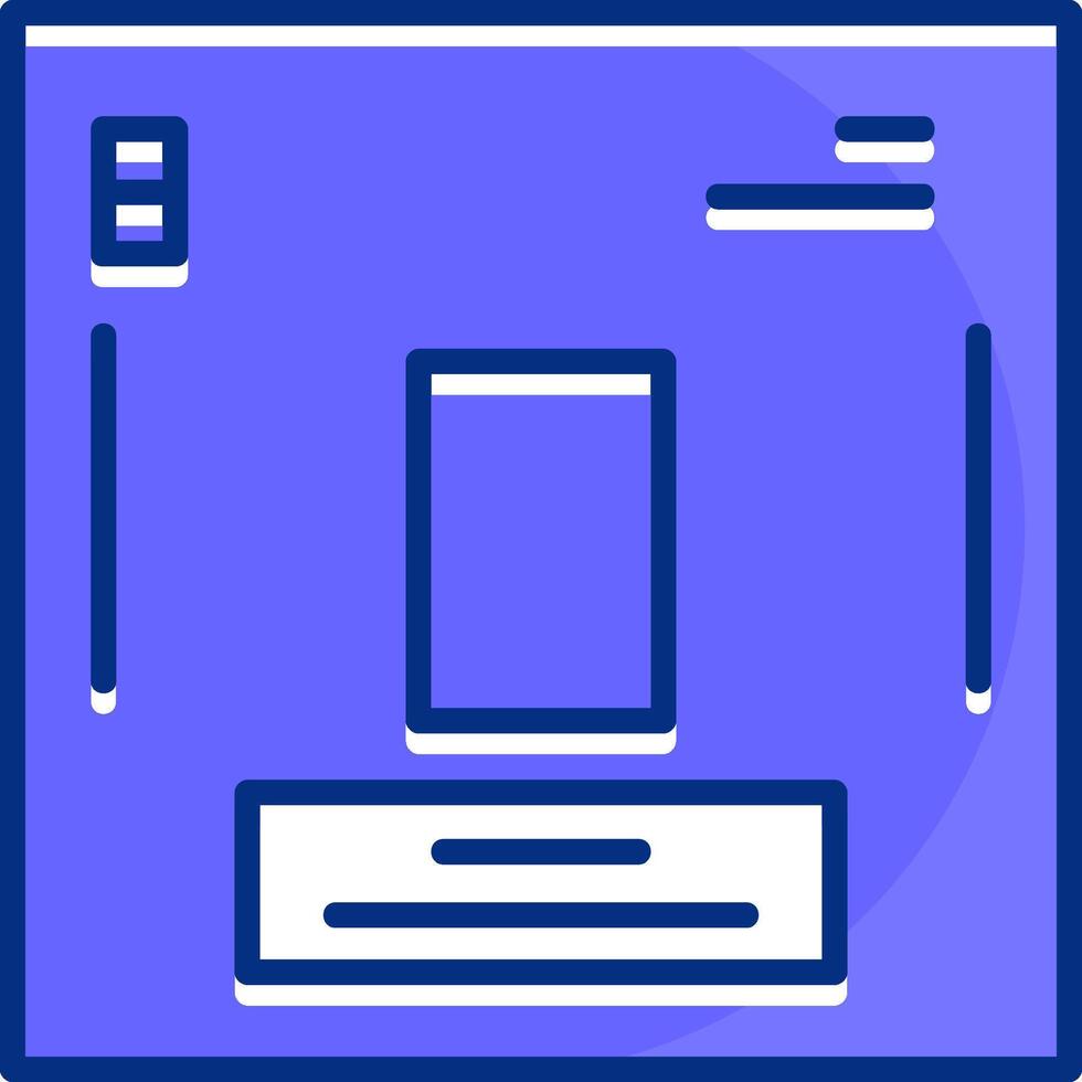 Oxygen Filled Slip Style Icon vector