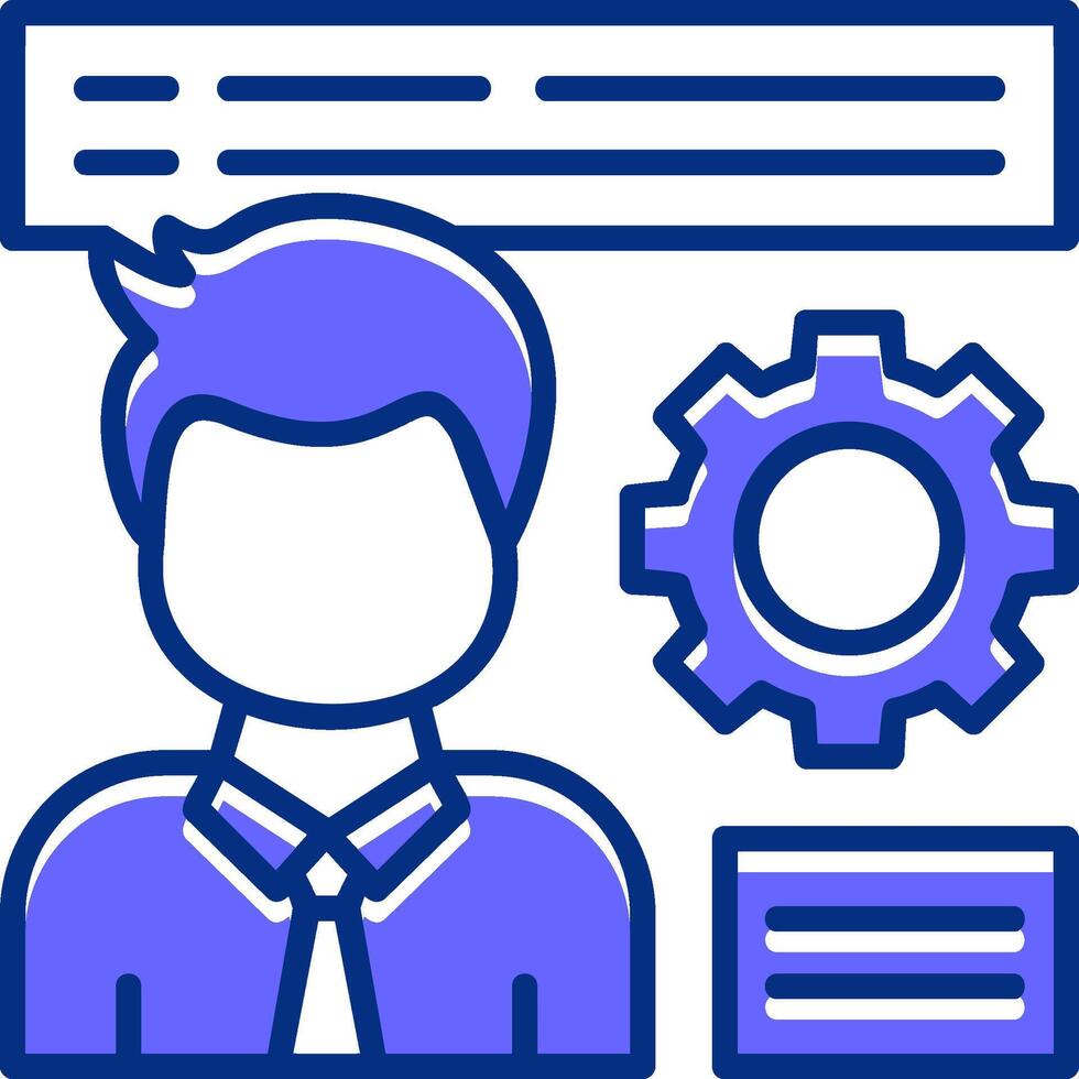 HR Filled Slip Style Icon vector