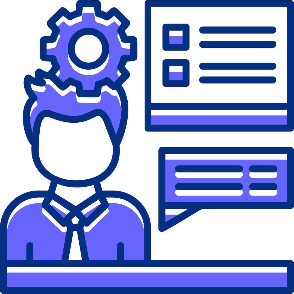 Training Filled Slip Style Icon vector