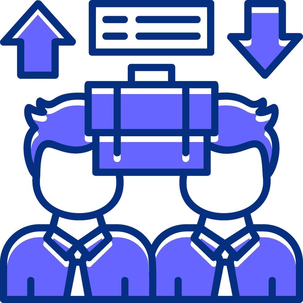 Equal Opportunity Filled Slip Style Icon vector