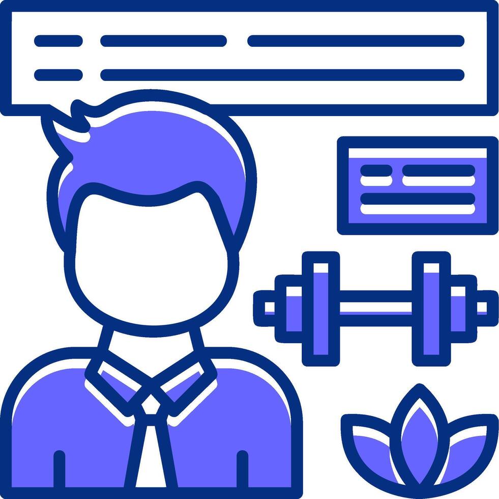 Health and Wellness Filled Slip Style Icon vector