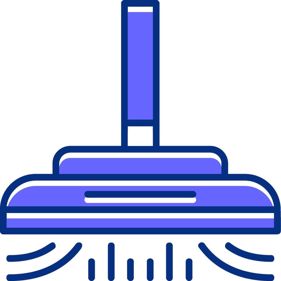 Vacuum cleaner Filled Slip Style Icon vector