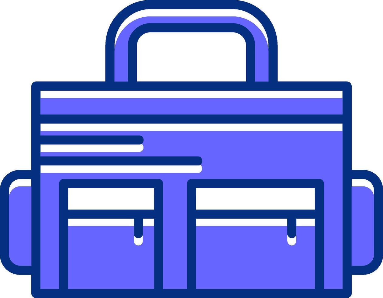 Diaper bag Filled Slip Style Icon vector