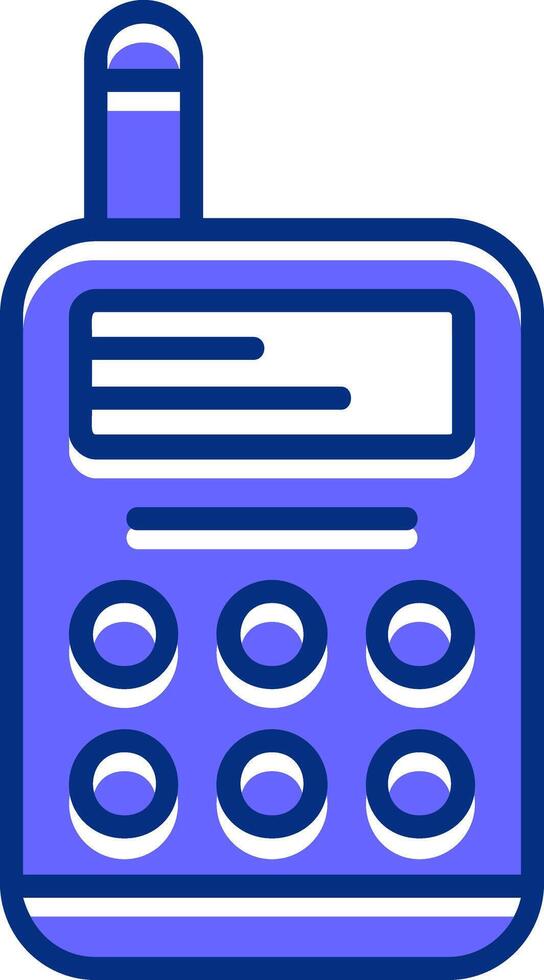 Baby monitor Filled Slip Style Icon vector