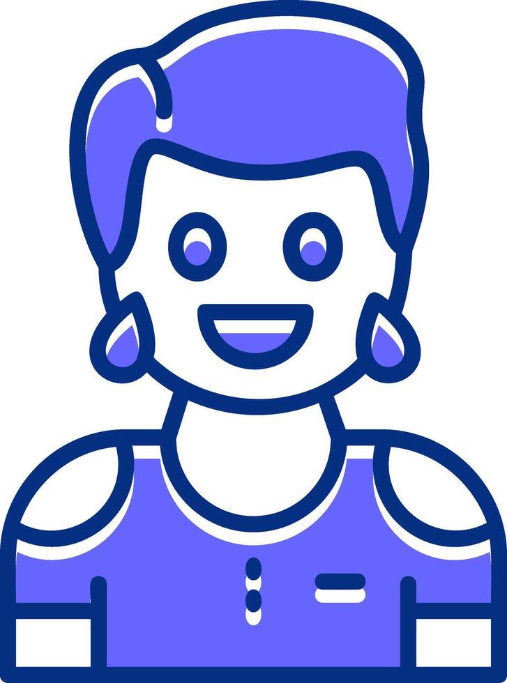 Jubilation Filled Slip Icon Style vector