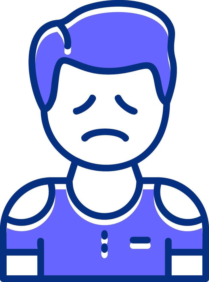 Hopelessness Filled Slip Icon Style vector