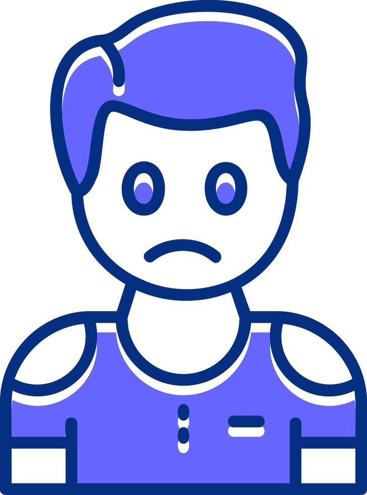 Yearning Filled Slip Icon Style vector