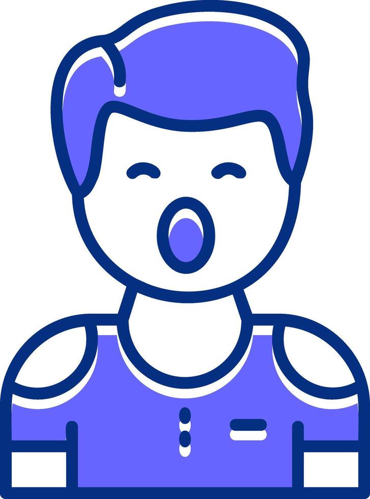 Fierceness Filled Slip Icon Style vector