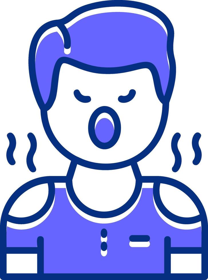 Hostility Filled Slip Icon Style vector