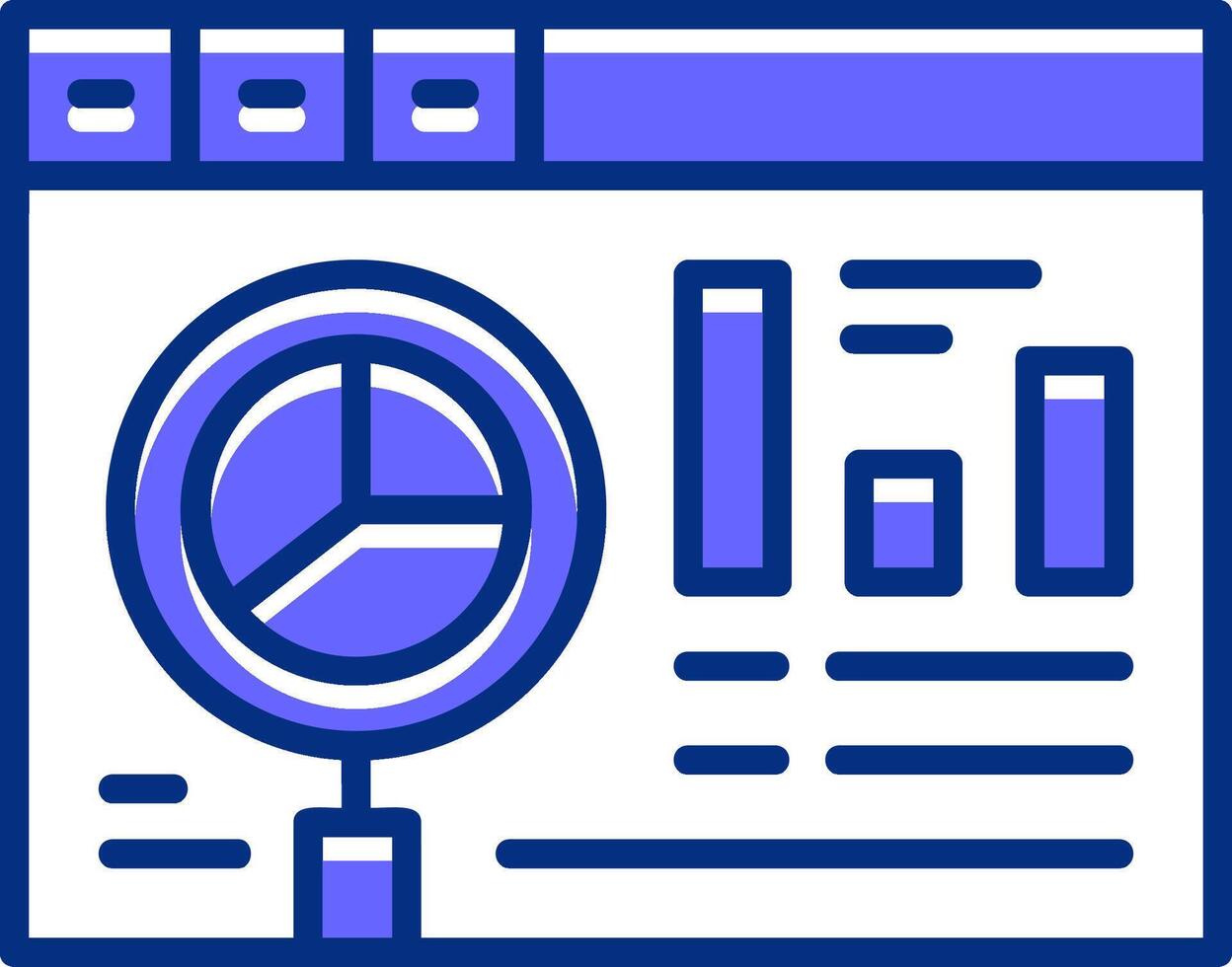 Website audit Filled Slip Icon Style vector