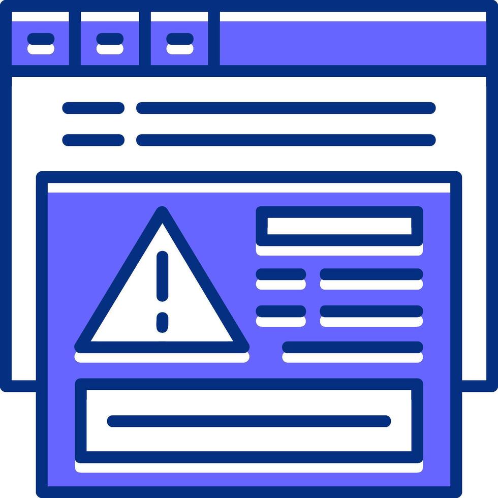 404 error Filled Slip Icon Style vector