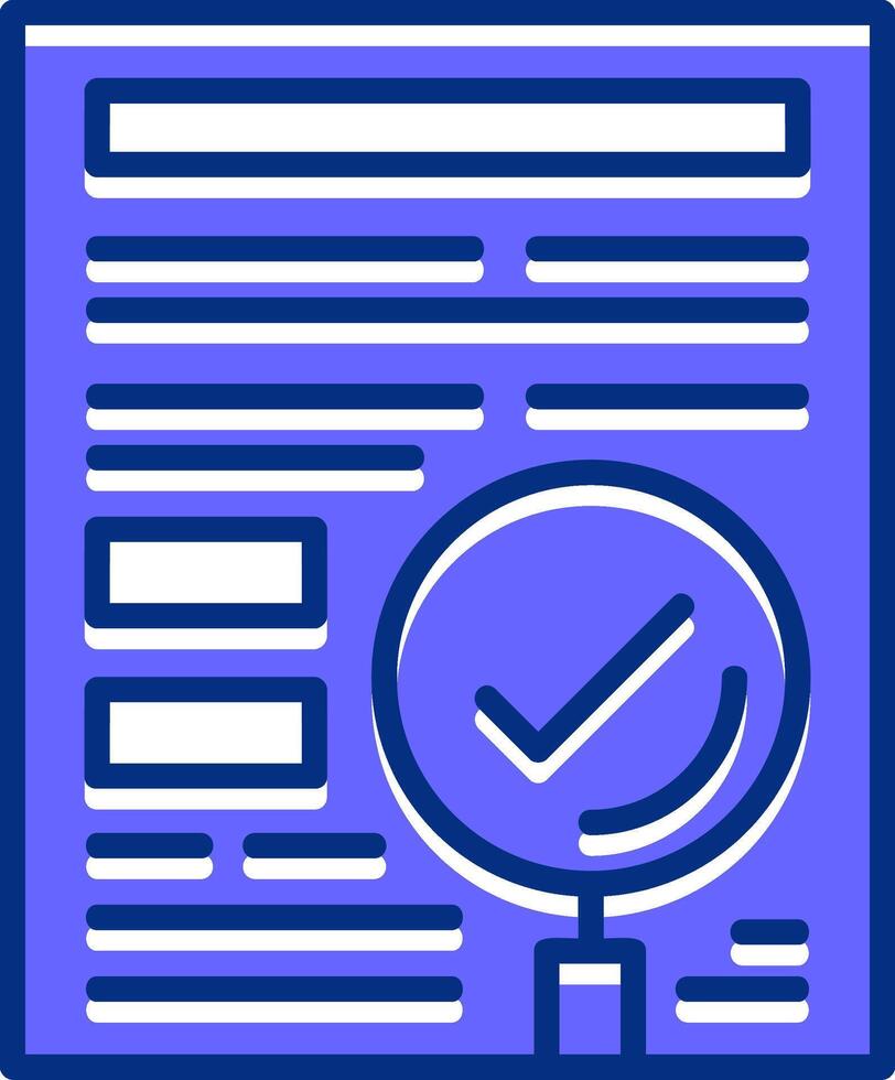 Indexing Filled Slip Icon Style vector