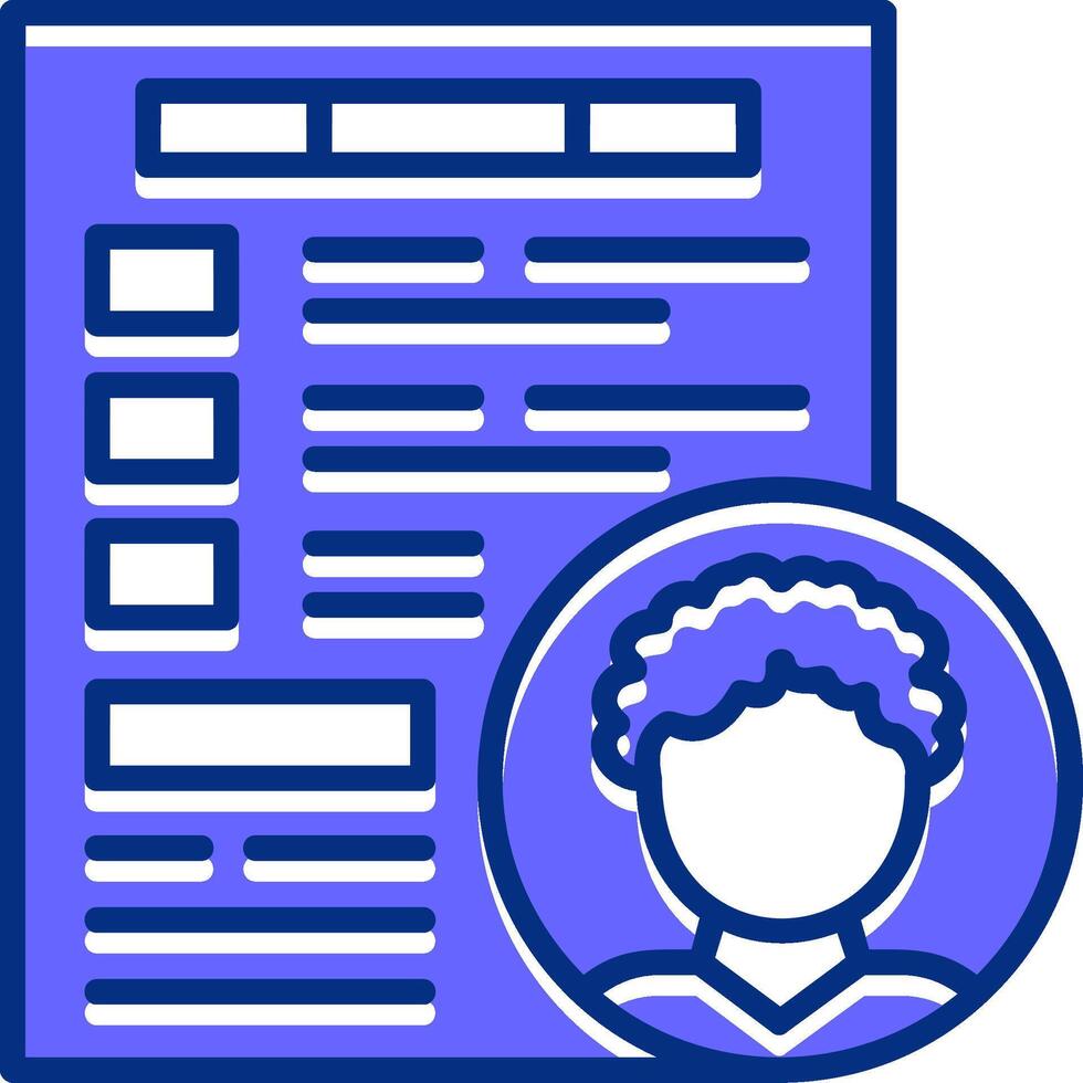 Pageviews Filled Slip Icon Style vector