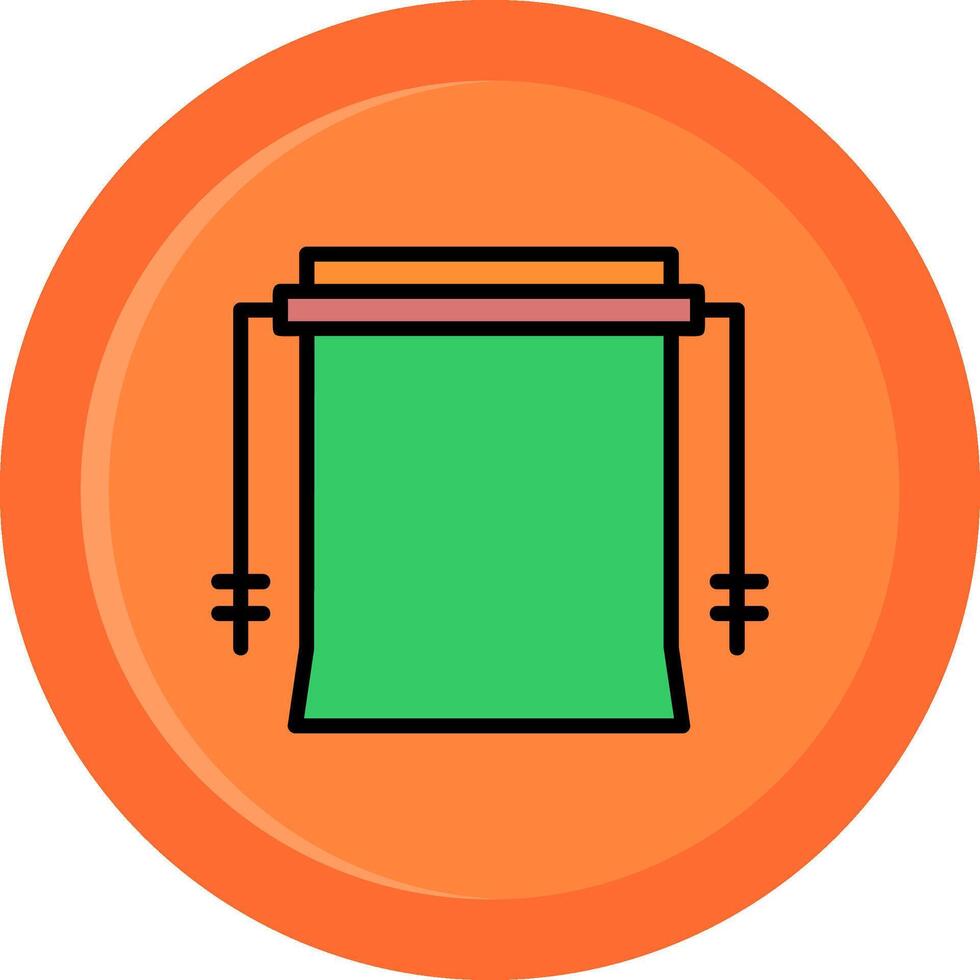 Camera Backdrop Line Filled Circle vector