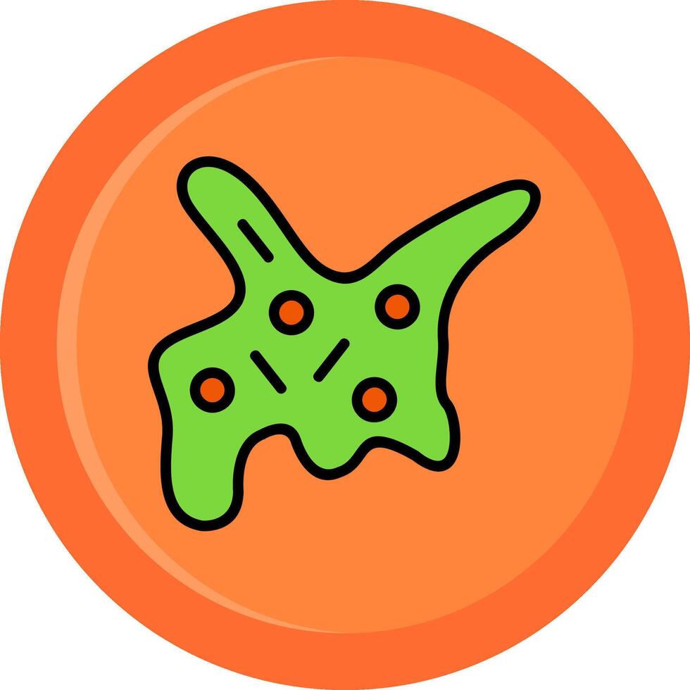 Ectoplasm Line Filled Circle vector