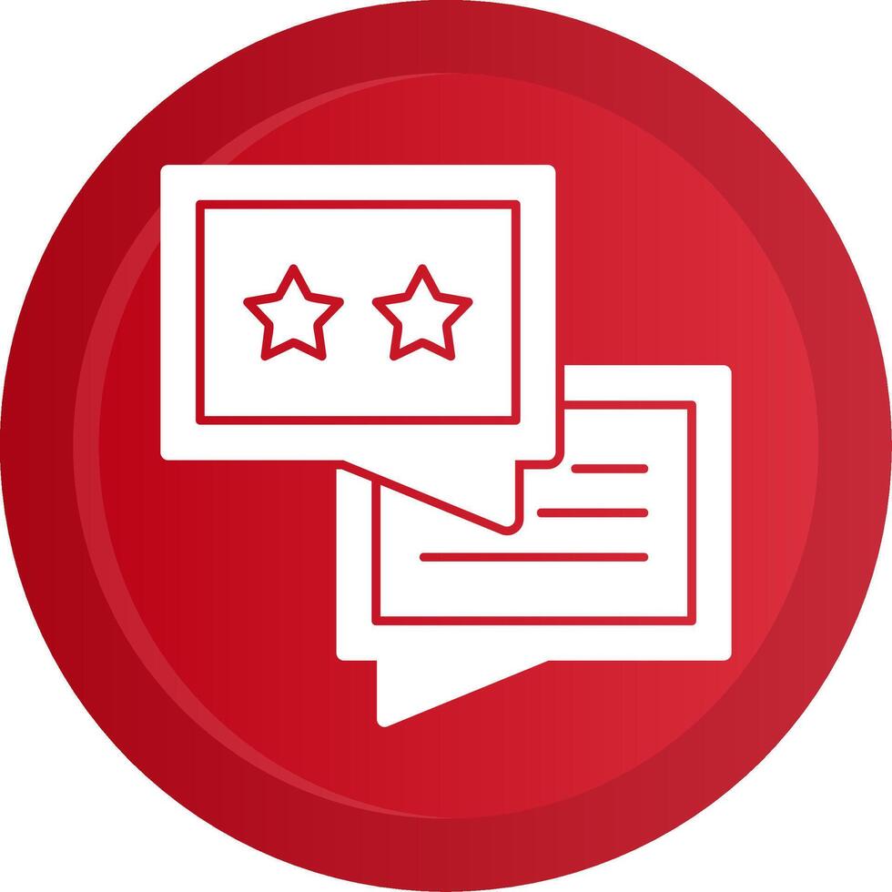 Feedback Glyph Gradient Button vector