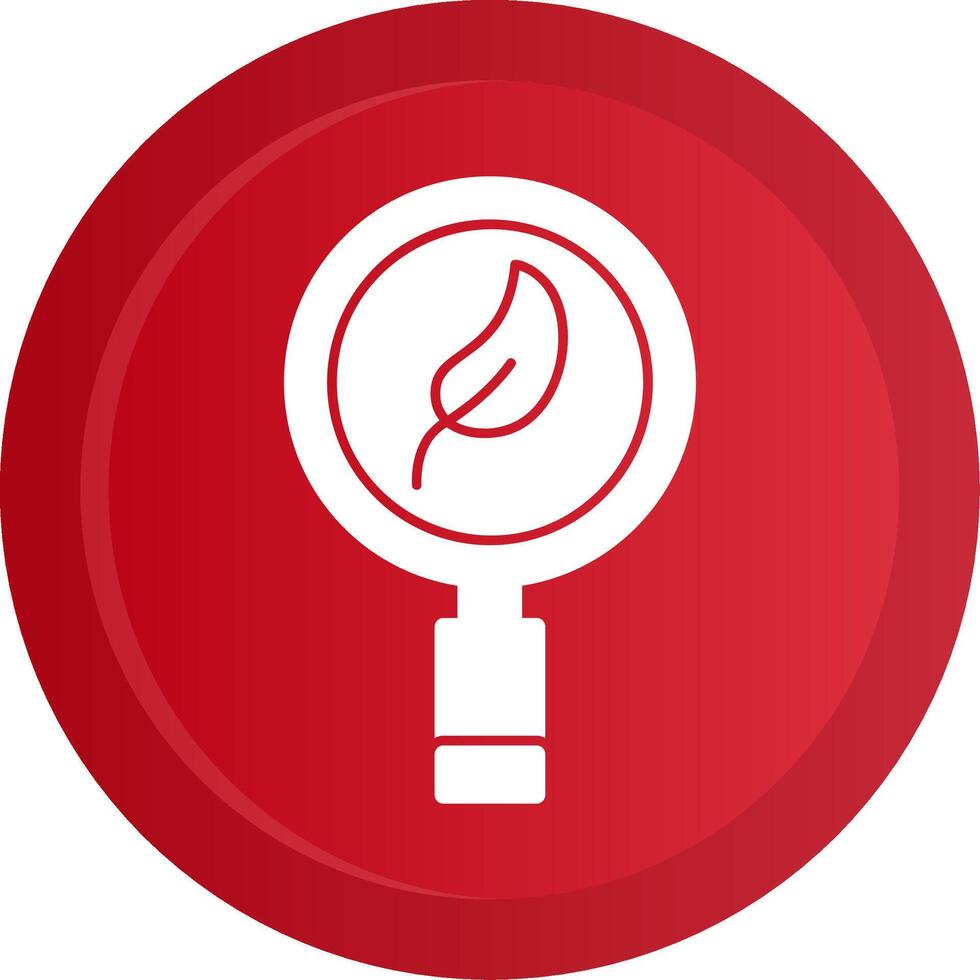 Eco Research Glyph Gradient Button vector