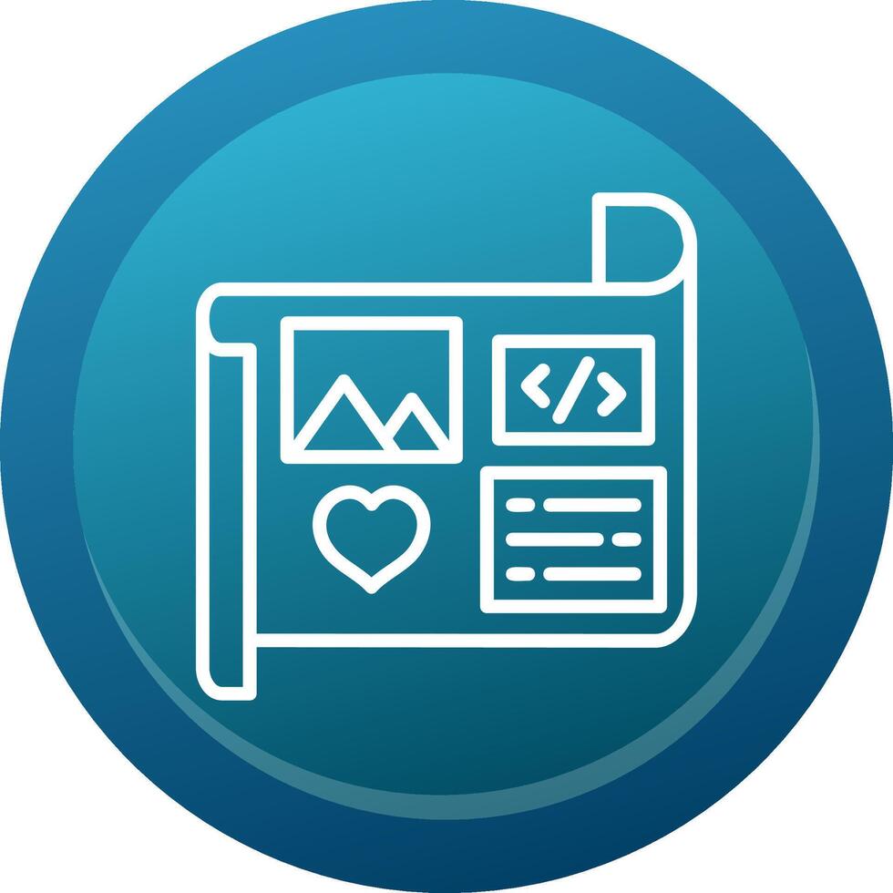Mockup Line Button vector