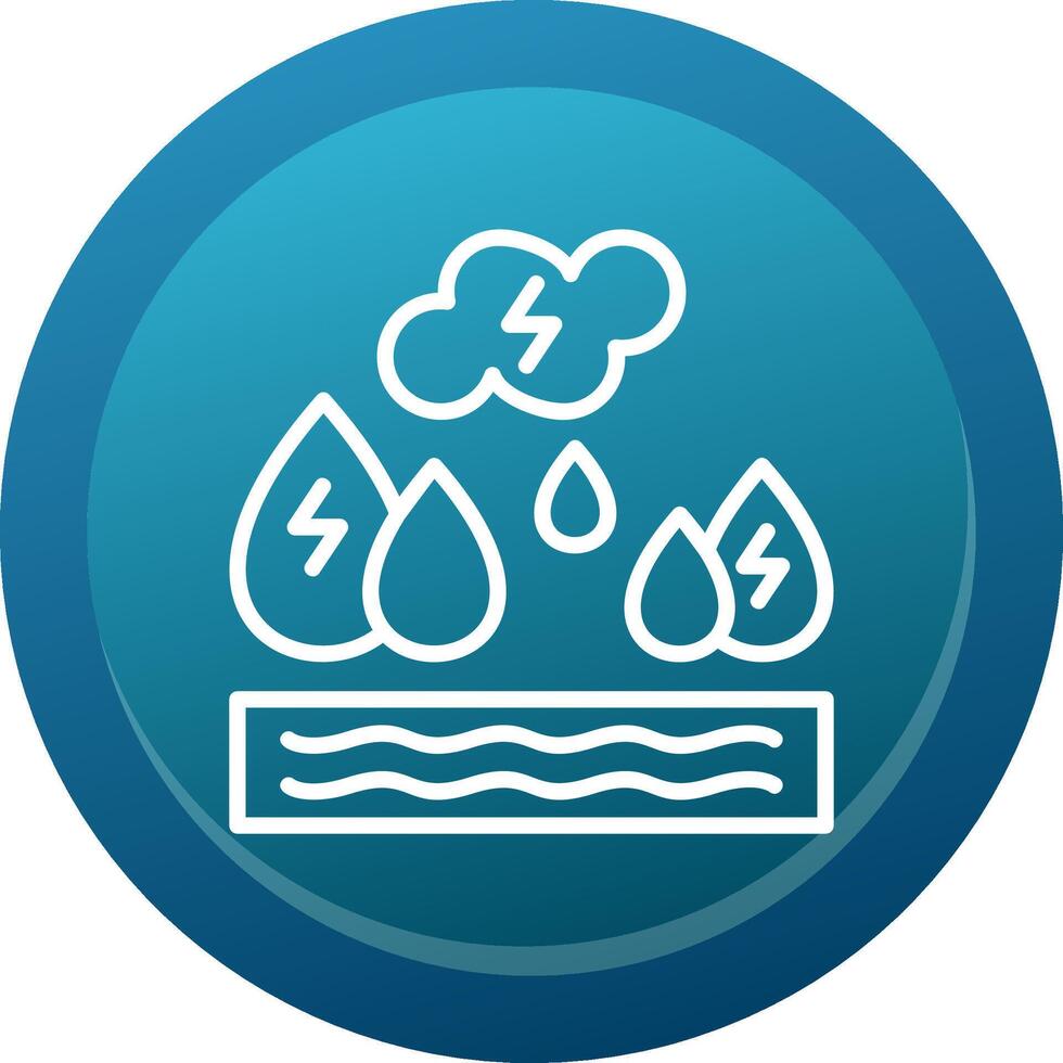 Ocean Energy Line Button vector