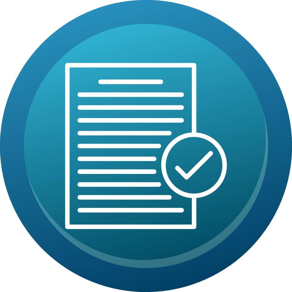 Agree Line Button vector