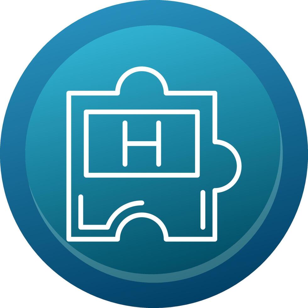 Periodic Table Line Button vector