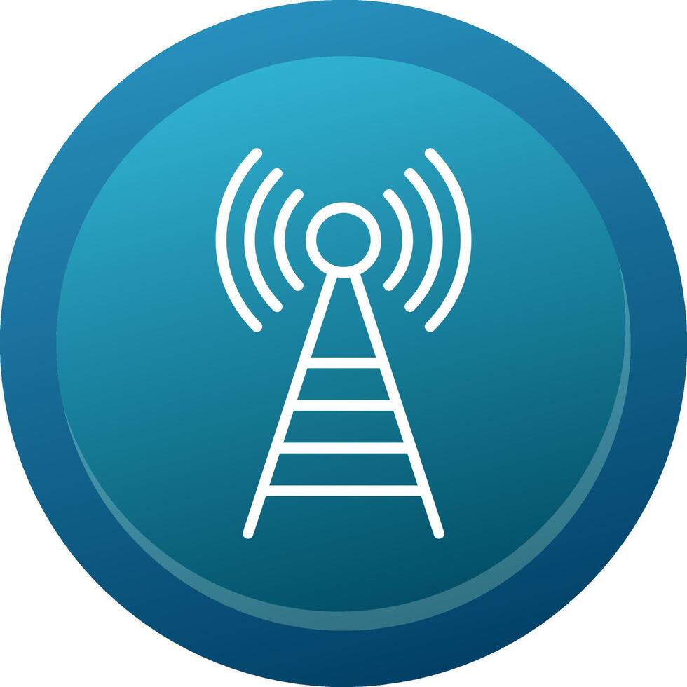 Broadcast Line Button vector