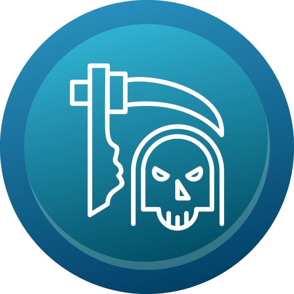 Death Line Button vector