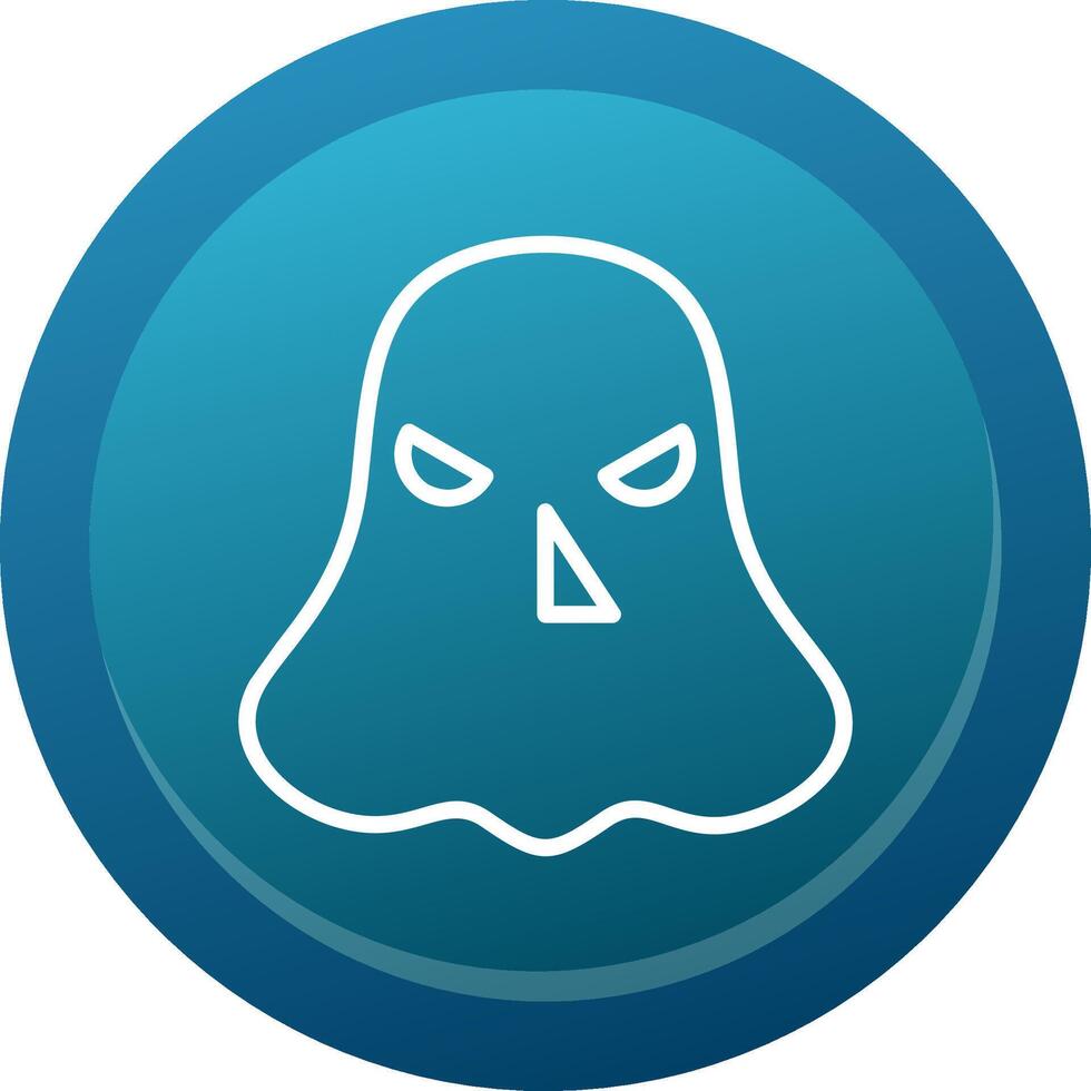 Ghost Line Button vector