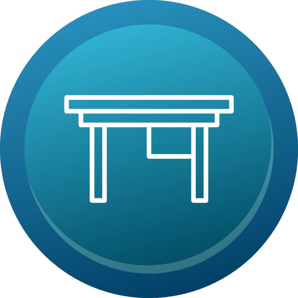 Desk Line Button vector