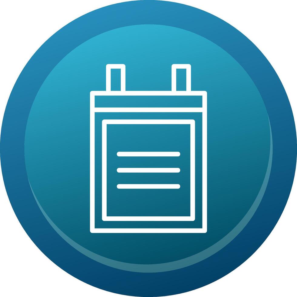 Camera Battery Line Button vector