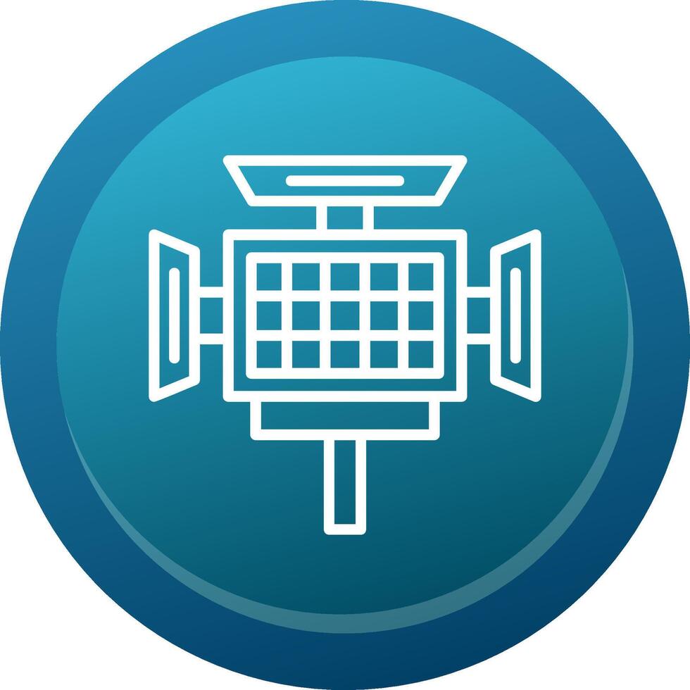 Led Camera Line Button vector