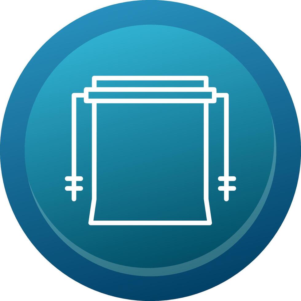 Camera Backdrop Line Button vector
